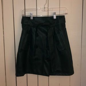 Pleather skirt